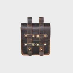 Leather Men's Side Belt Casual Bag