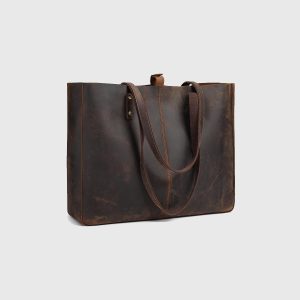 Women's Leather Shoulder Handbag Large