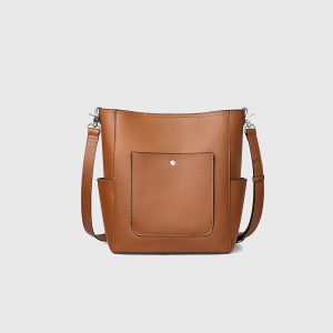 Leather Tote Wallet Crossbody Shoulder Bag