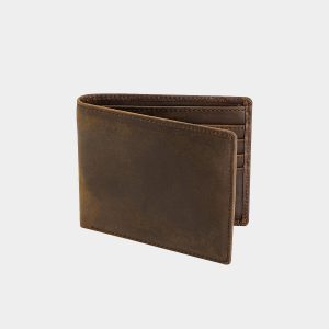 Men's RFID Blocking Full Grain Leather Bifold Wallet