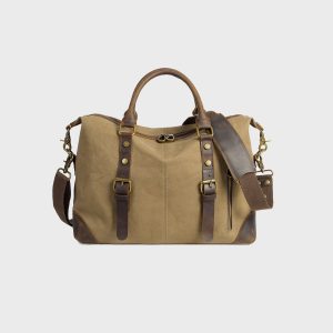 Travel Bag, Leather RFID Blocking Shoulder Bag