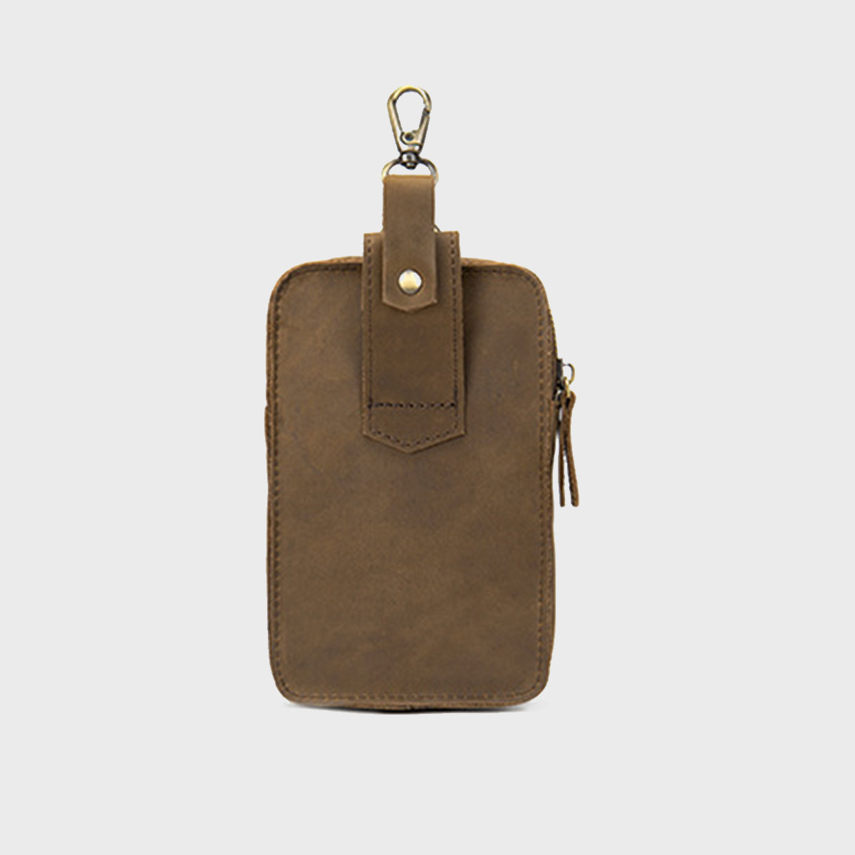 Unisex Genuine Leather Waist Bag Travel Bag - Image 2