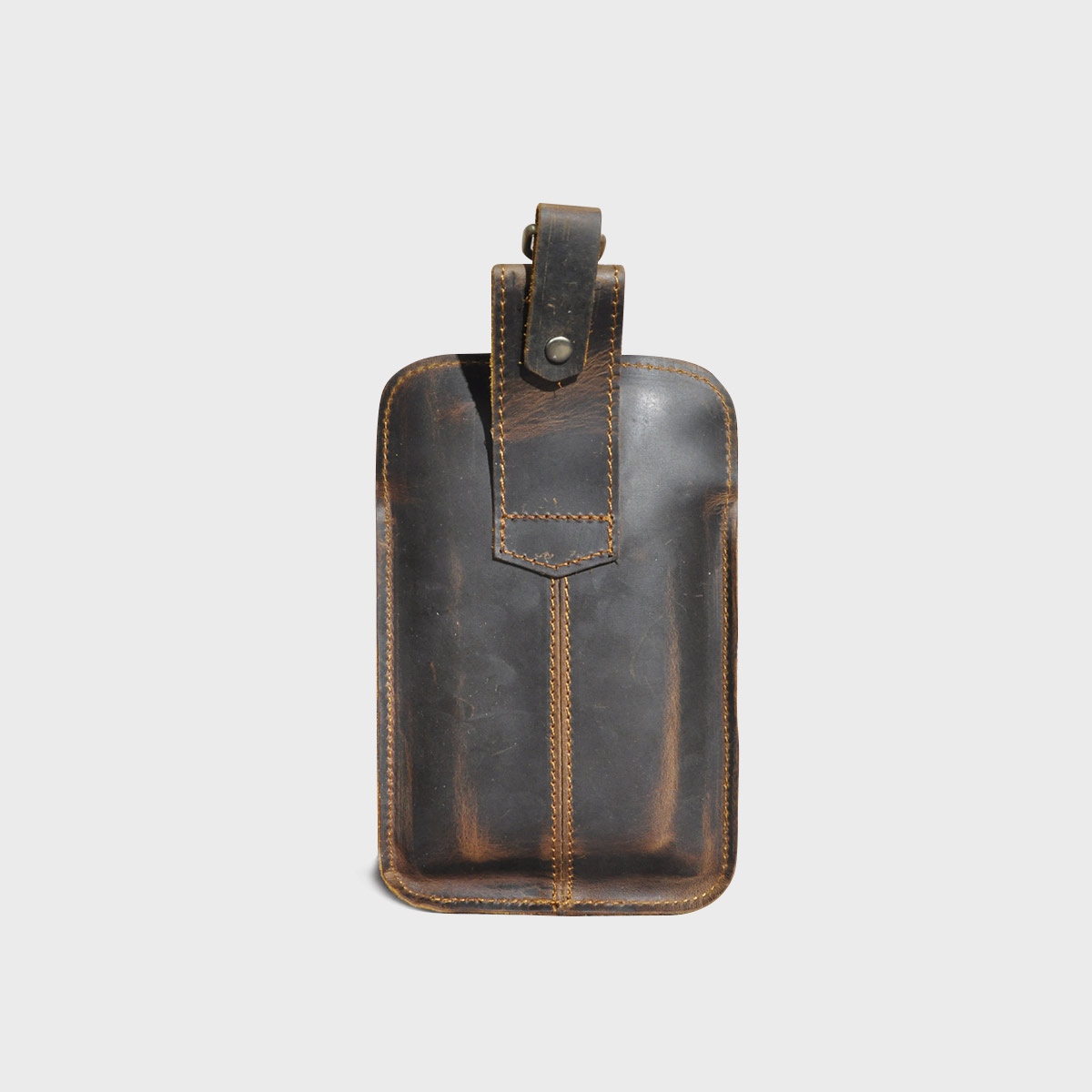 leather waist bag travel hiking bag - Image 4
